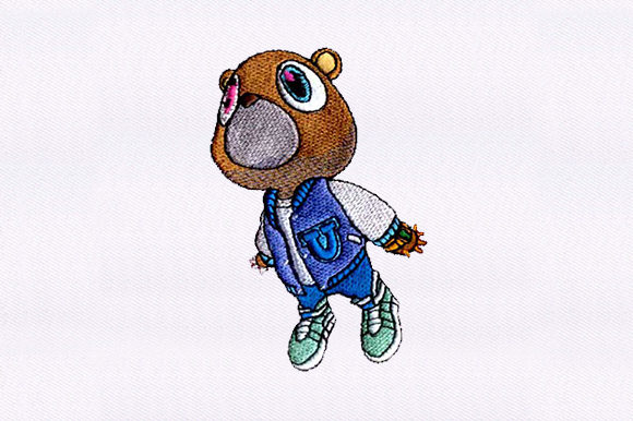 A Cuddly and Classic Teddy Bear Embroidery Design for Real Projects