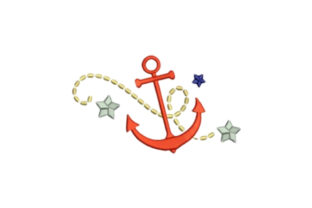 A Designer's Review: Ship Anchor Embroidery for Boutique Sweatshirts