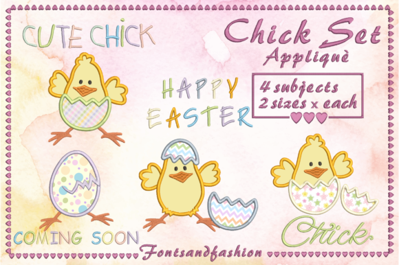 A Real Designer's Take on the Chick Set Appliquè