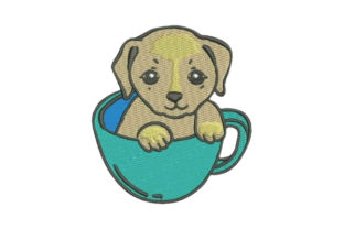 A Sweet Embroidered Puppy for Treasured Handmade Gifts