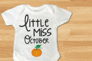Little Miss October Pumpkin Applique Embroidery Review