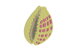 Seashell Embroidery Design: A Nautical Keepsake for Personalized Gifts